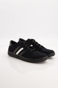 Black Camel Stripes Sneakers for Men