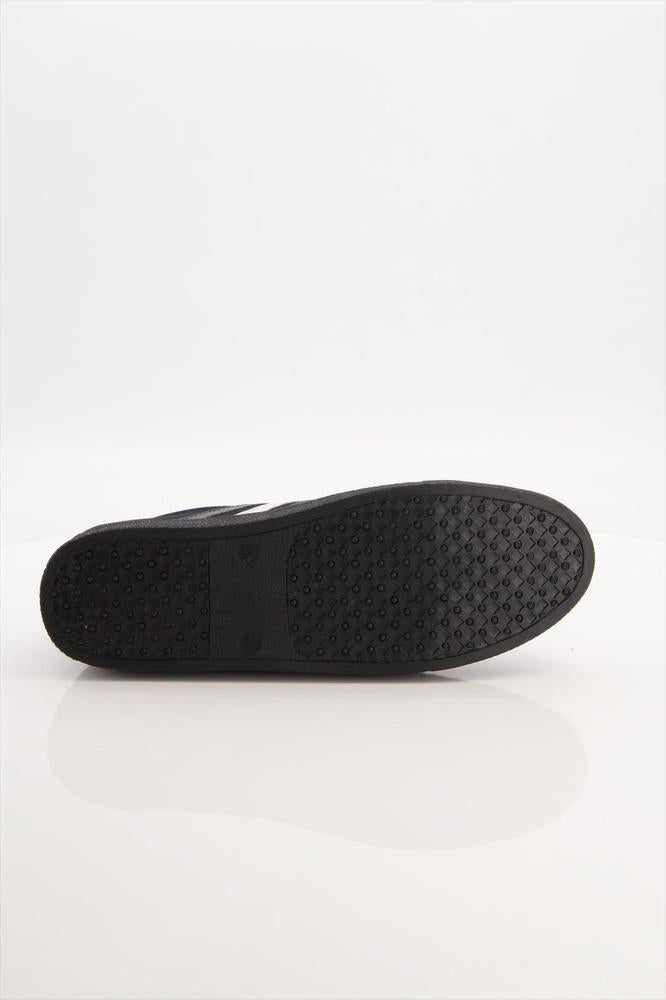Black Camel Stripes Sneakers for Men